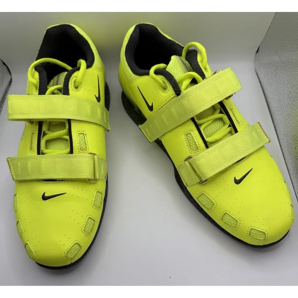 Nike Romaleos 2 Weightlifting Shoes Mens Size US 11 Volt Green Black 476927-730